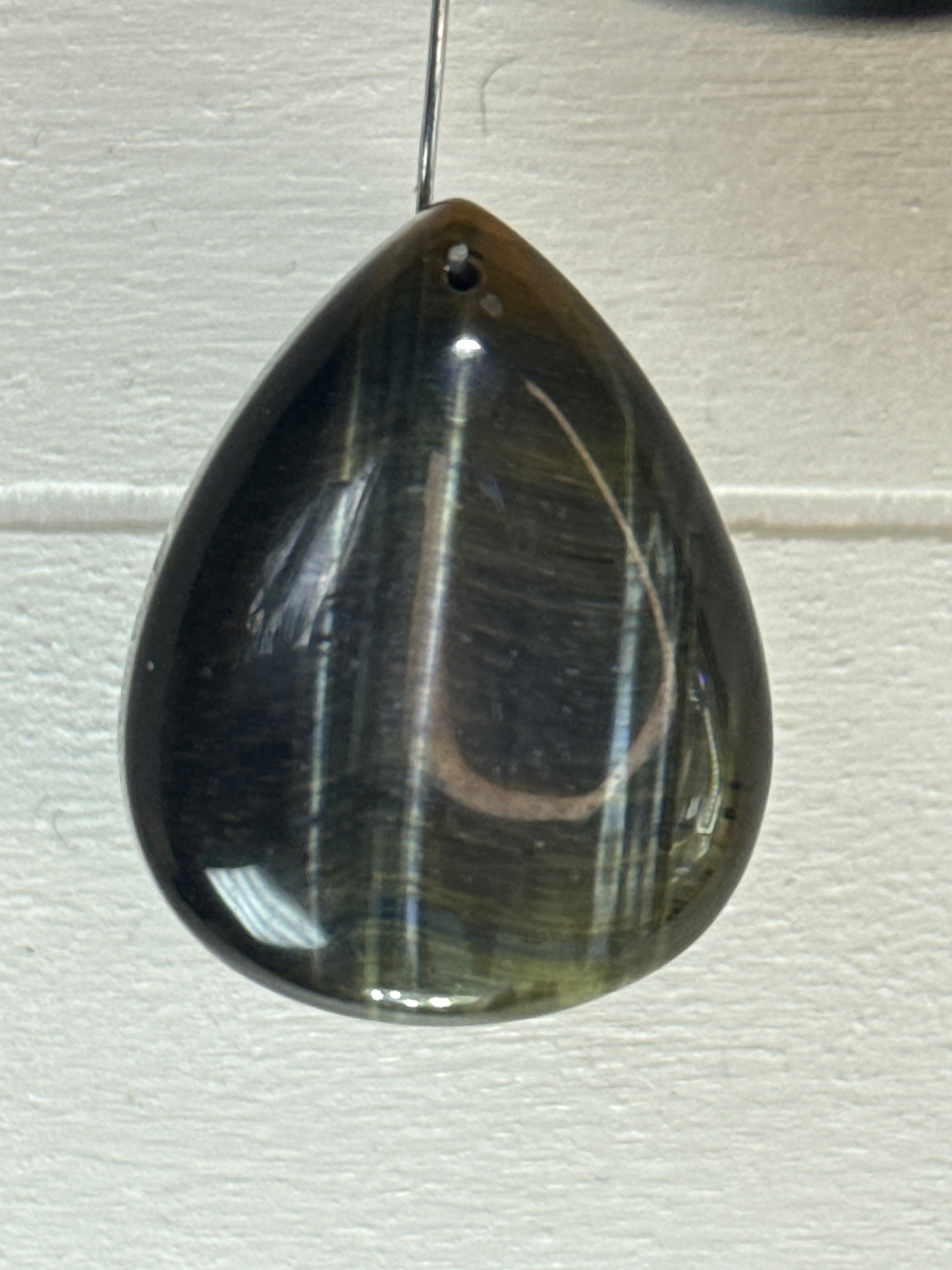 Blue and Gold Tigers Eye Pendant