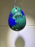 Azurite & Malacholla Pendant