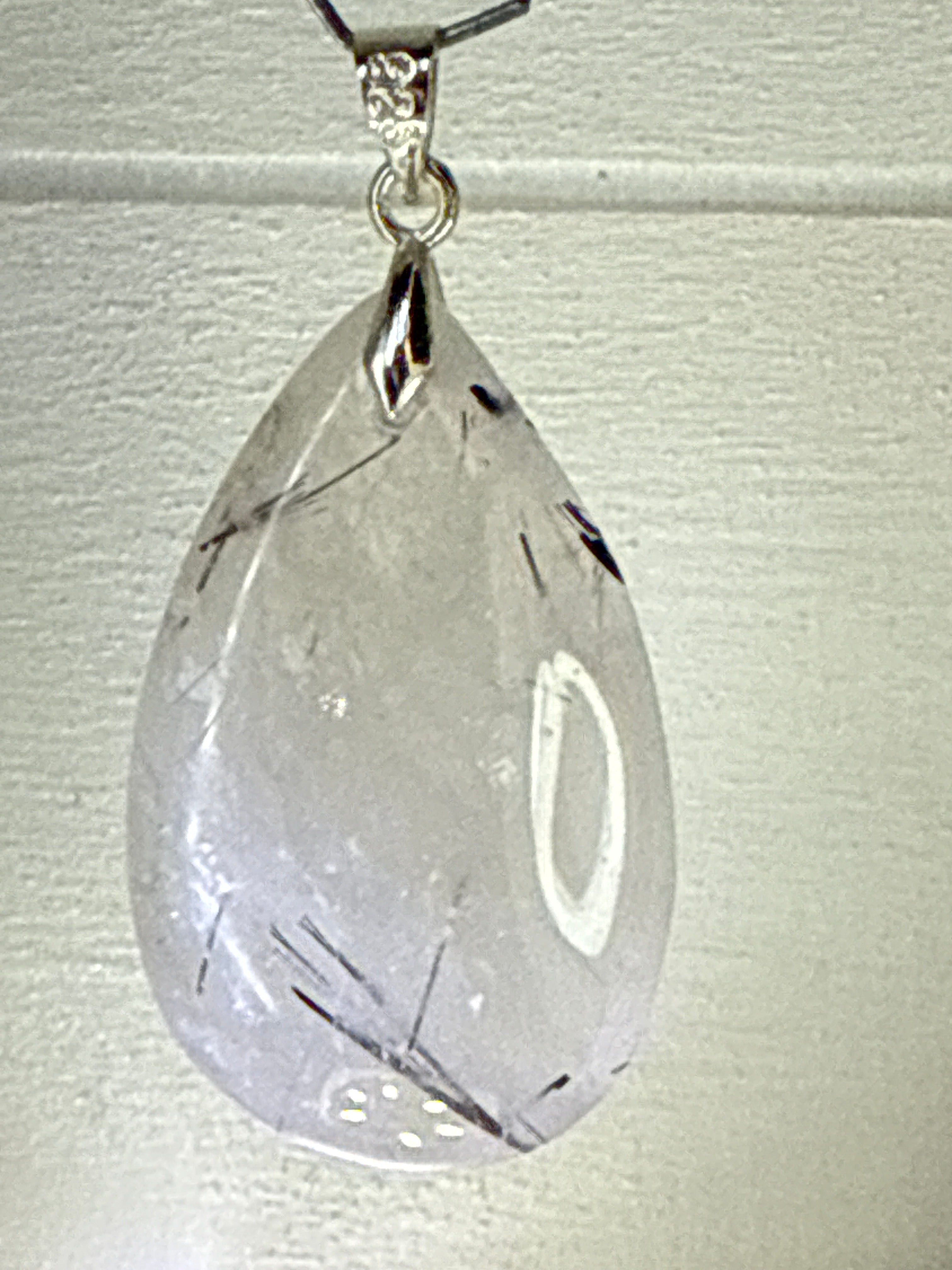 Black Rutile Pendant