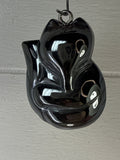 Hematite Fox Pendant