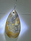 Crazy Lace Agate Pendant