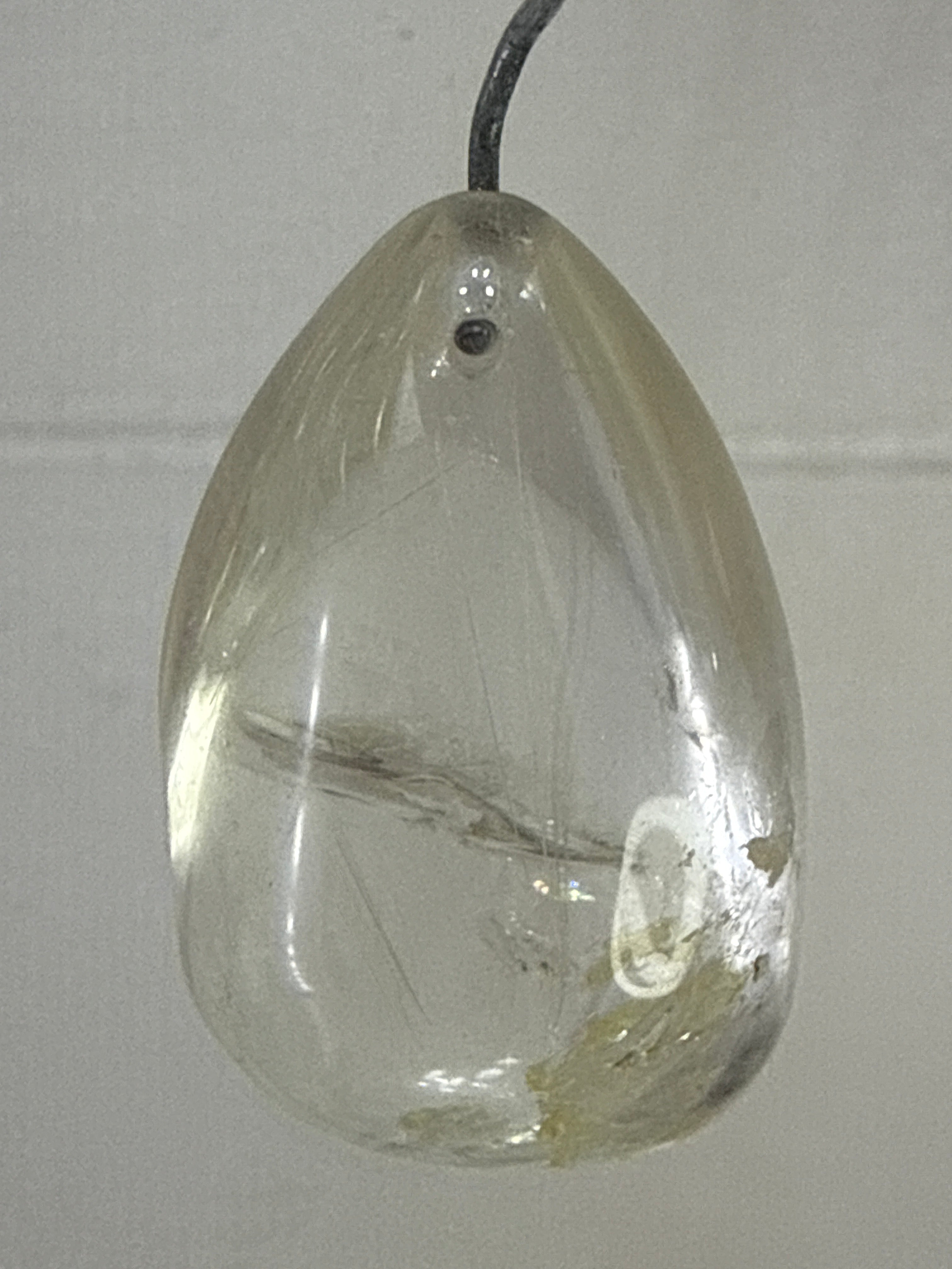 Gold Rutile Pendant