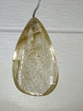 Gold Rutile Pendant