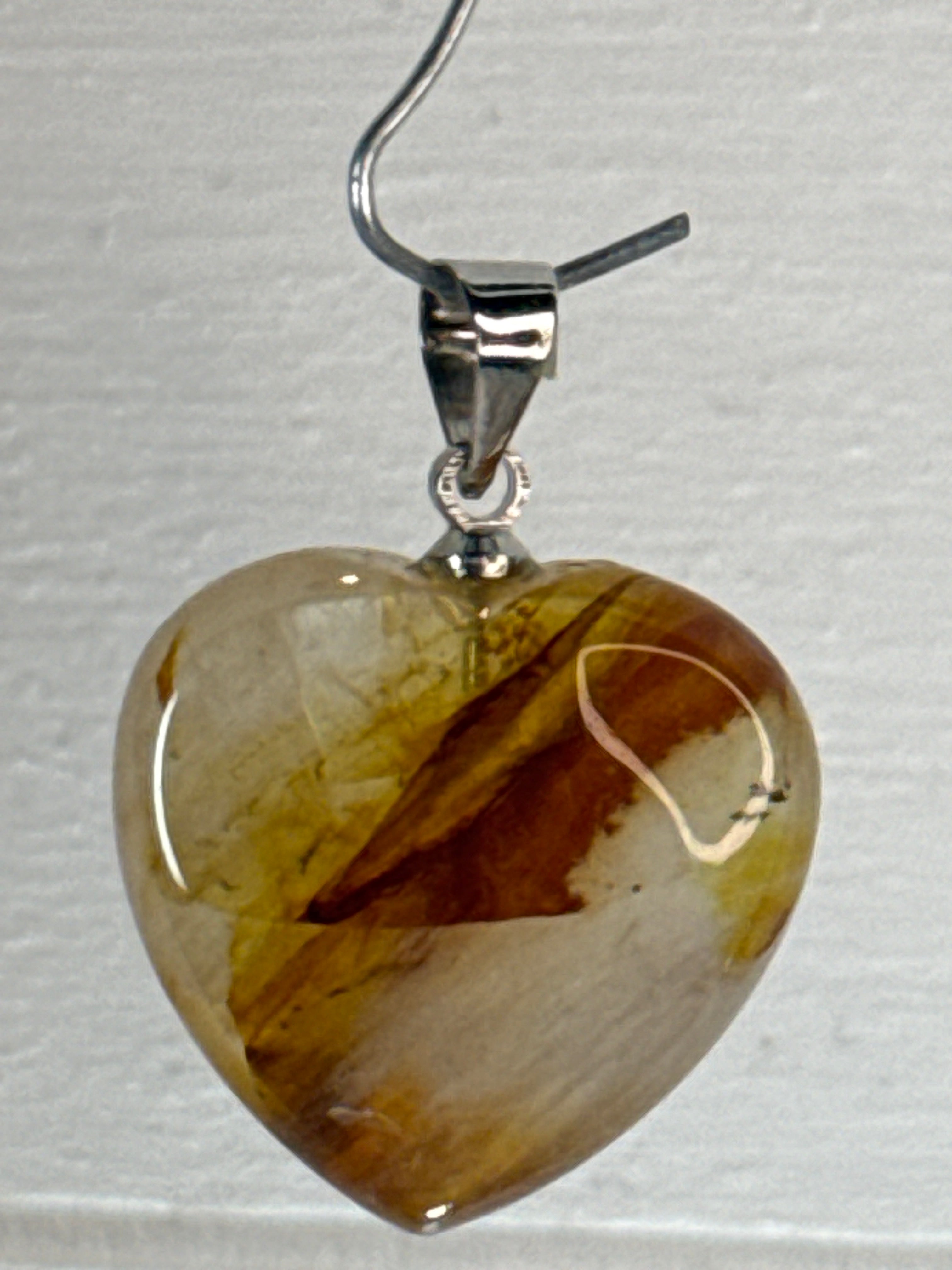 Golden Healer Heart Pendant