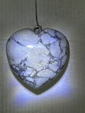 Howlite Heart Pendant