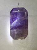 Faceted Dream Amethyst Pendant