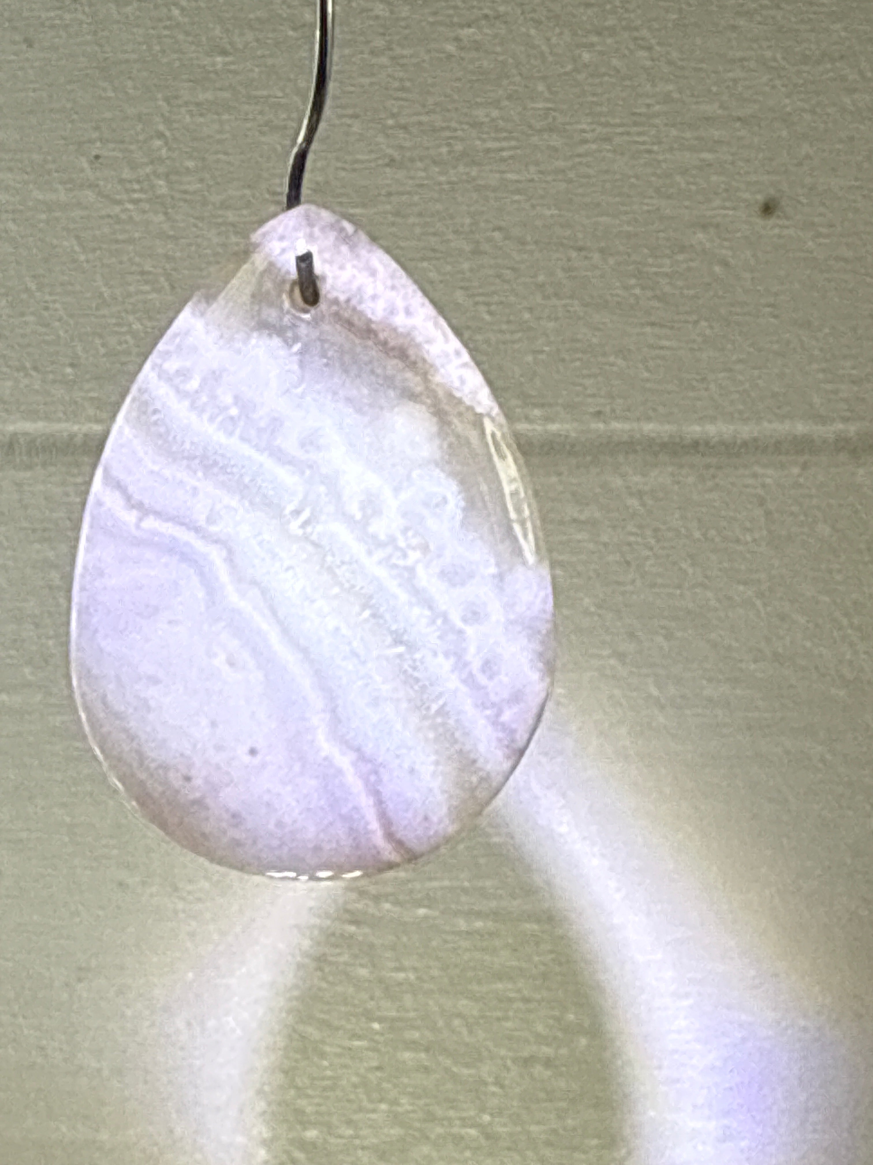 Mexican Lace Agate Pendant