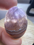 Amethyst with Mexican Lace Agate Pendant