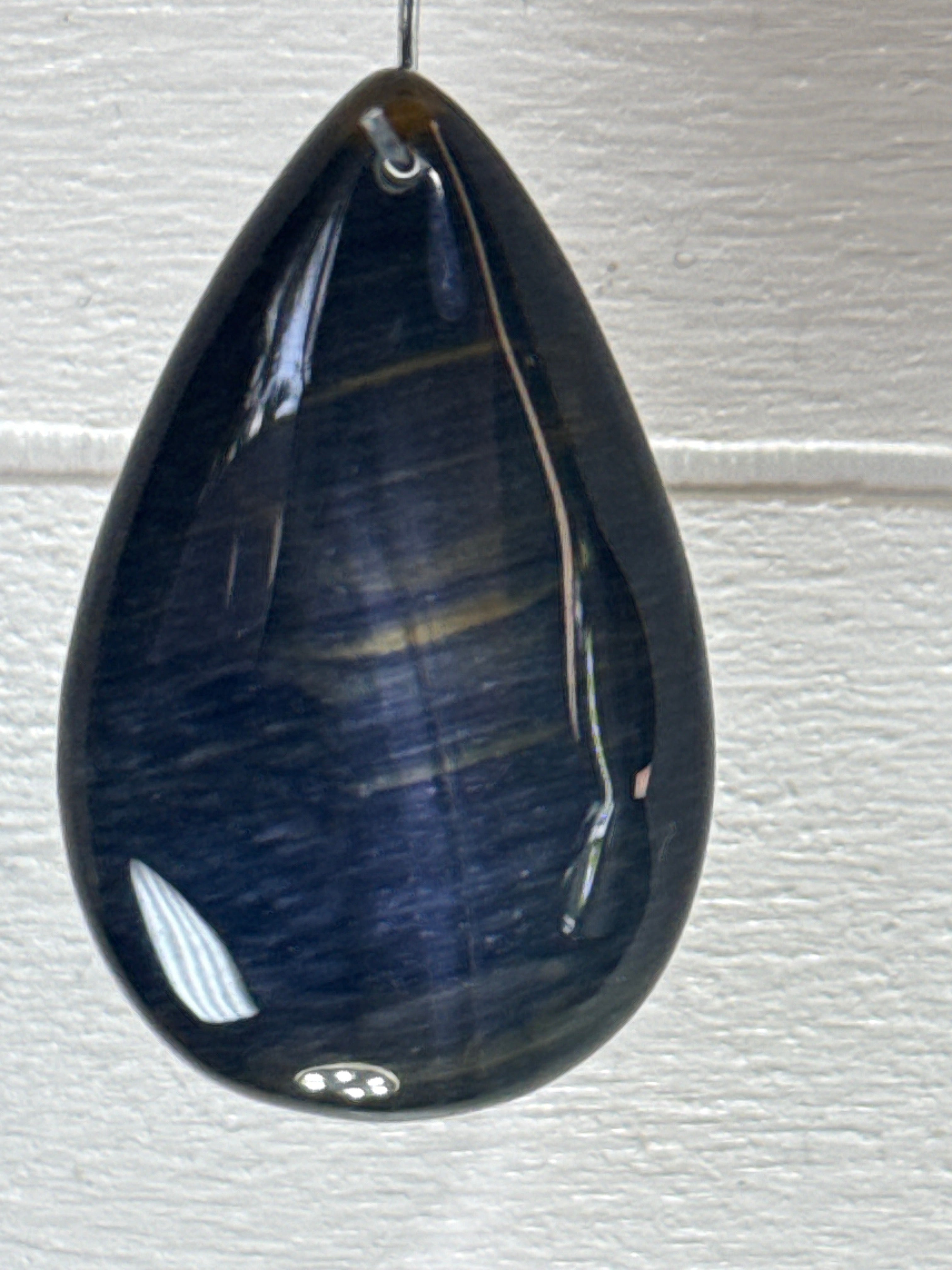 Blue and Gold Tigers Eye Pendant