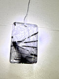 Black Tourmaline in Quartz Pendant