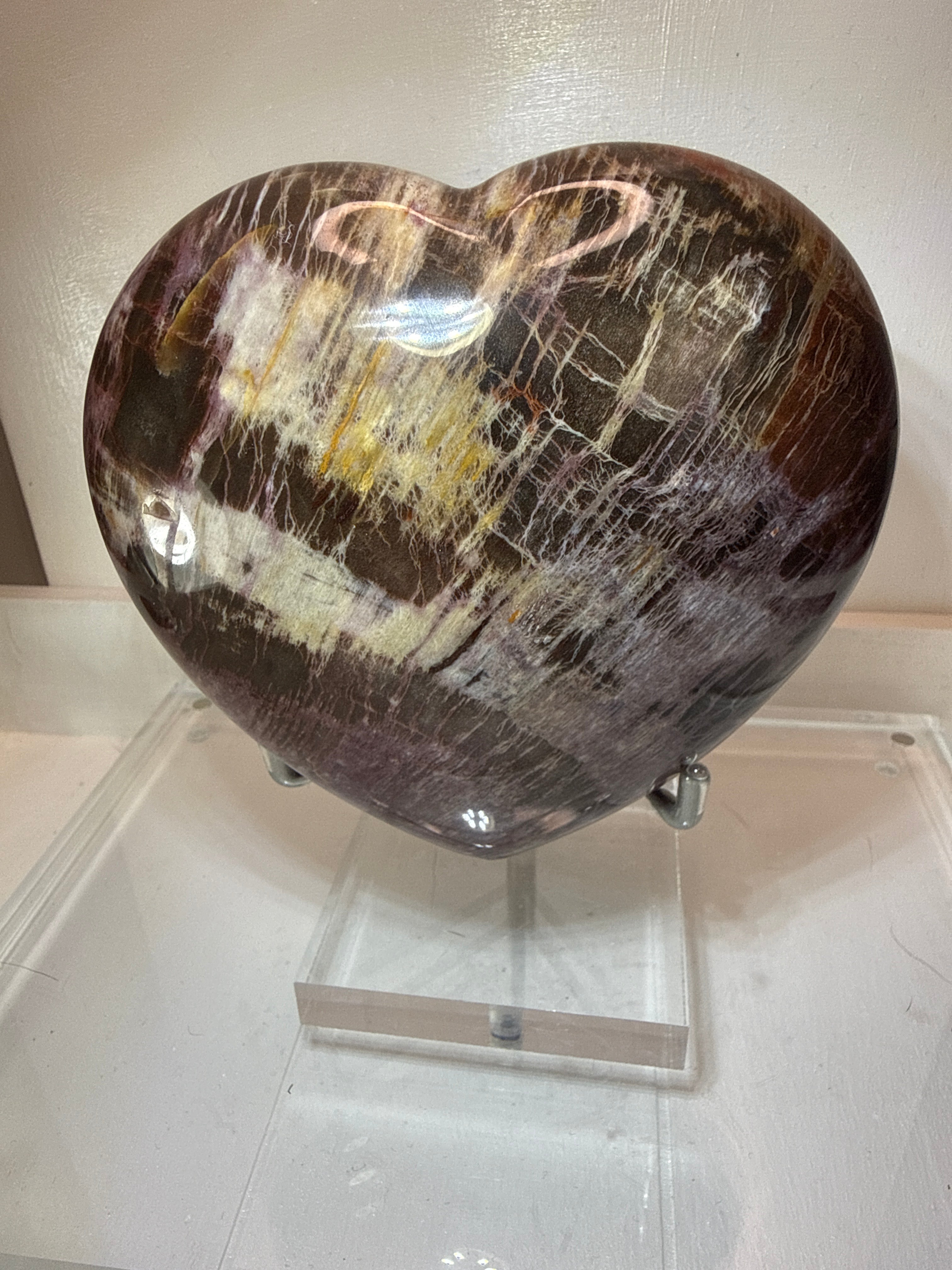 Petrified Wood Heart