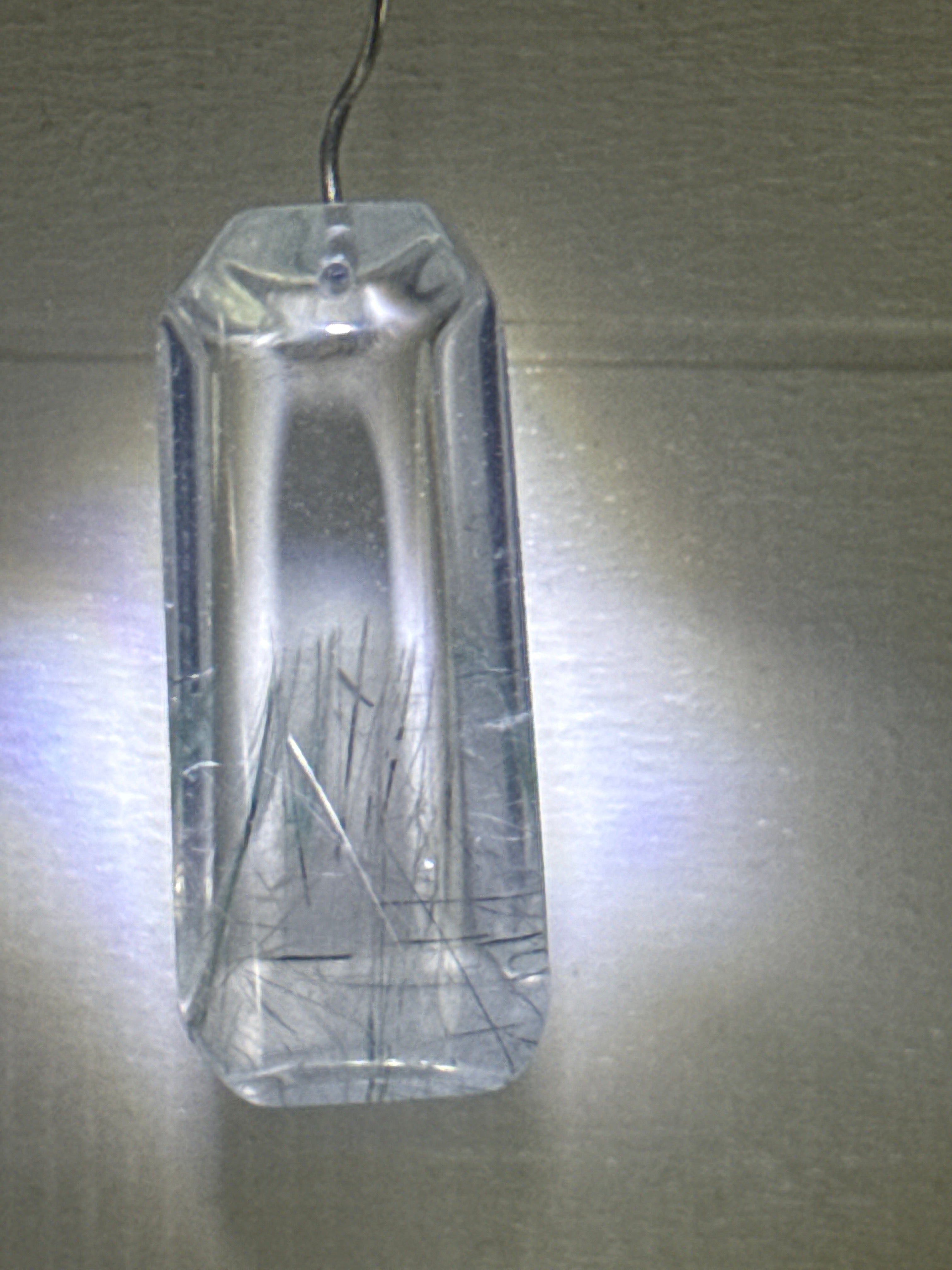 Silver & Blue Rutile Pendant