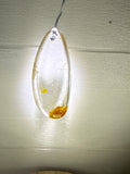 Gold Rutile with Garden Quartz Pendant