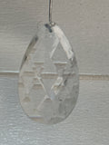 Faceted Clear Quartz Pendant