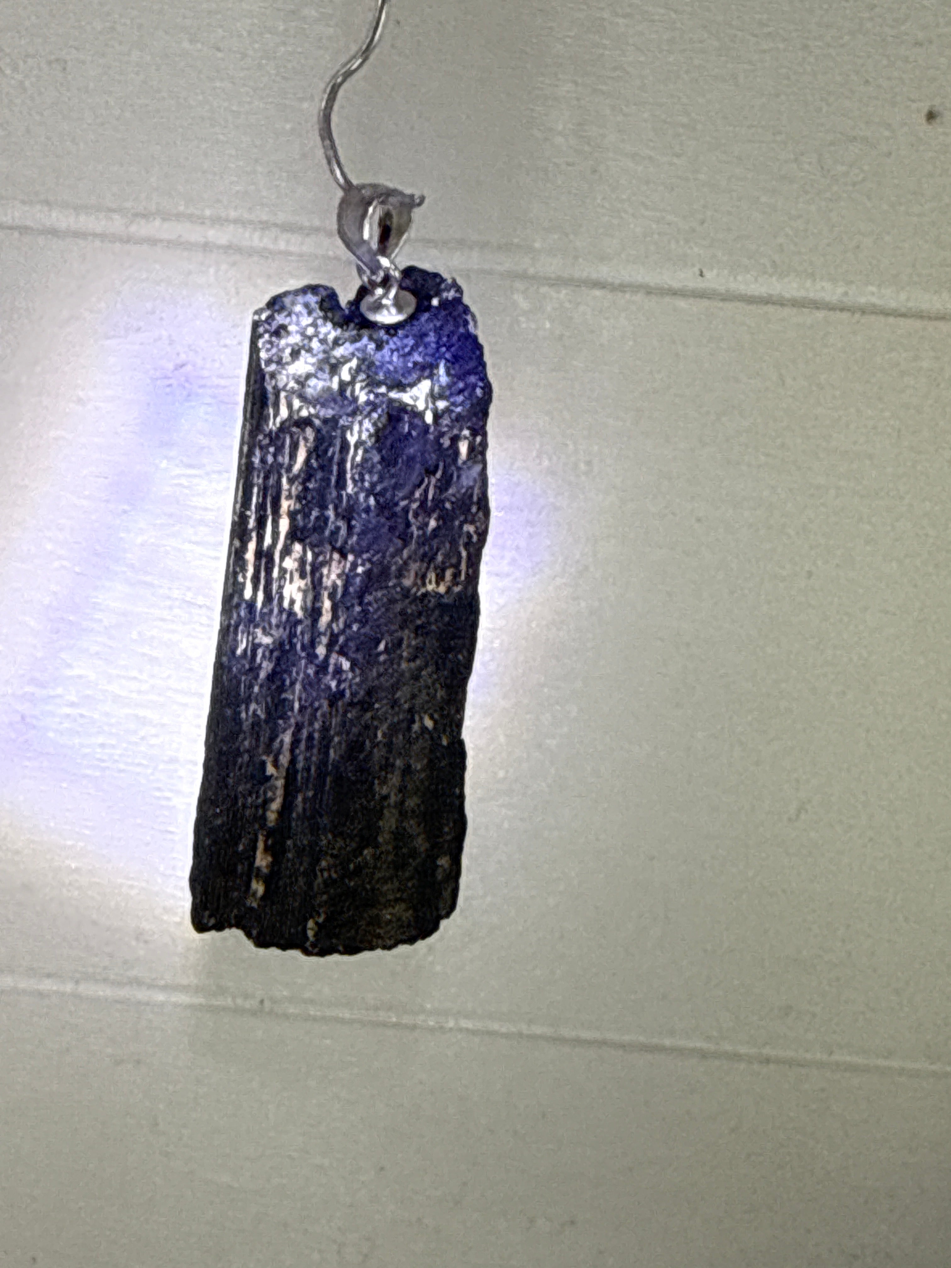 Raw Black Tourmaline Pendant