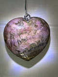 Rhodonite Heart Pendant