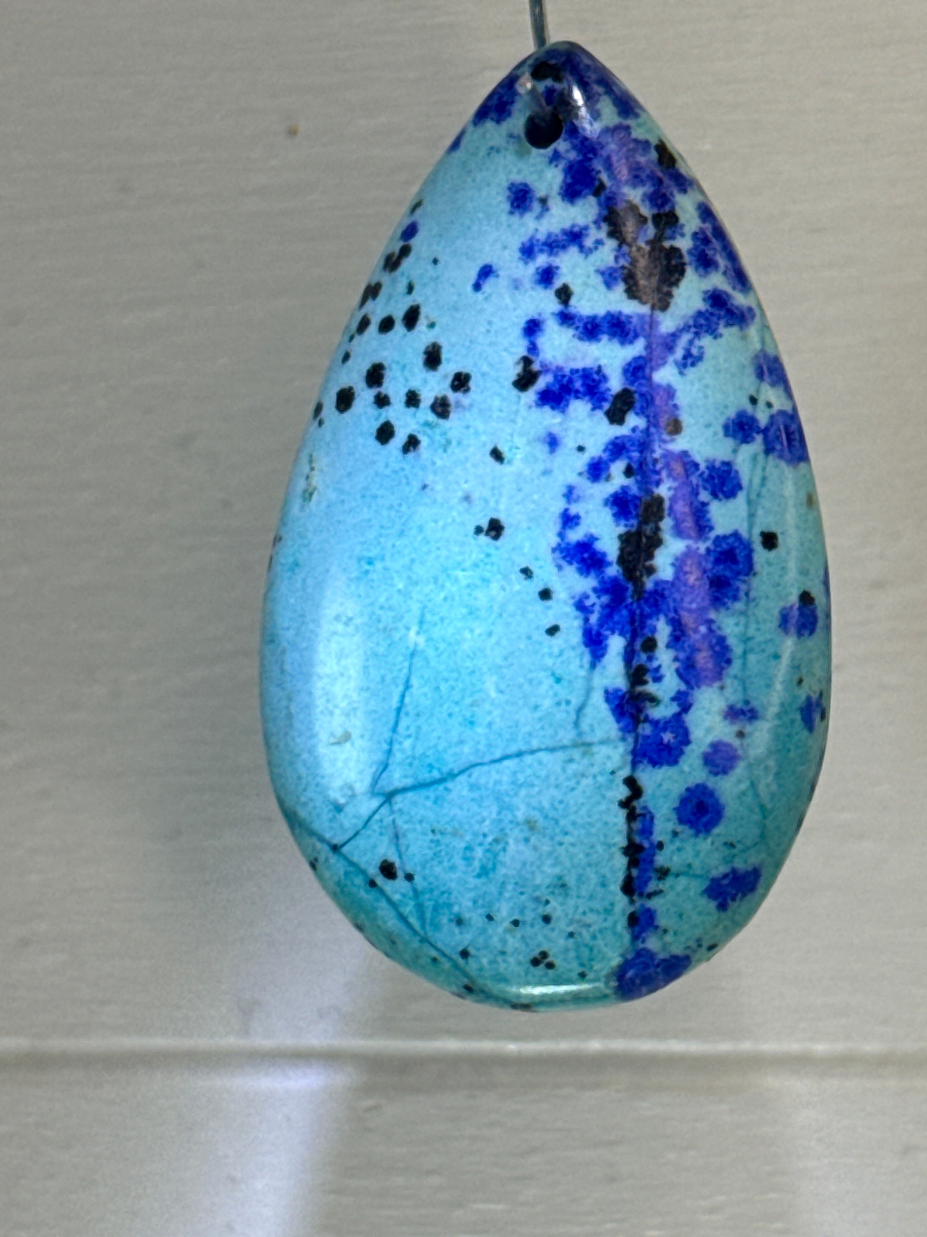 Azurite and Chrysocolla Pendant