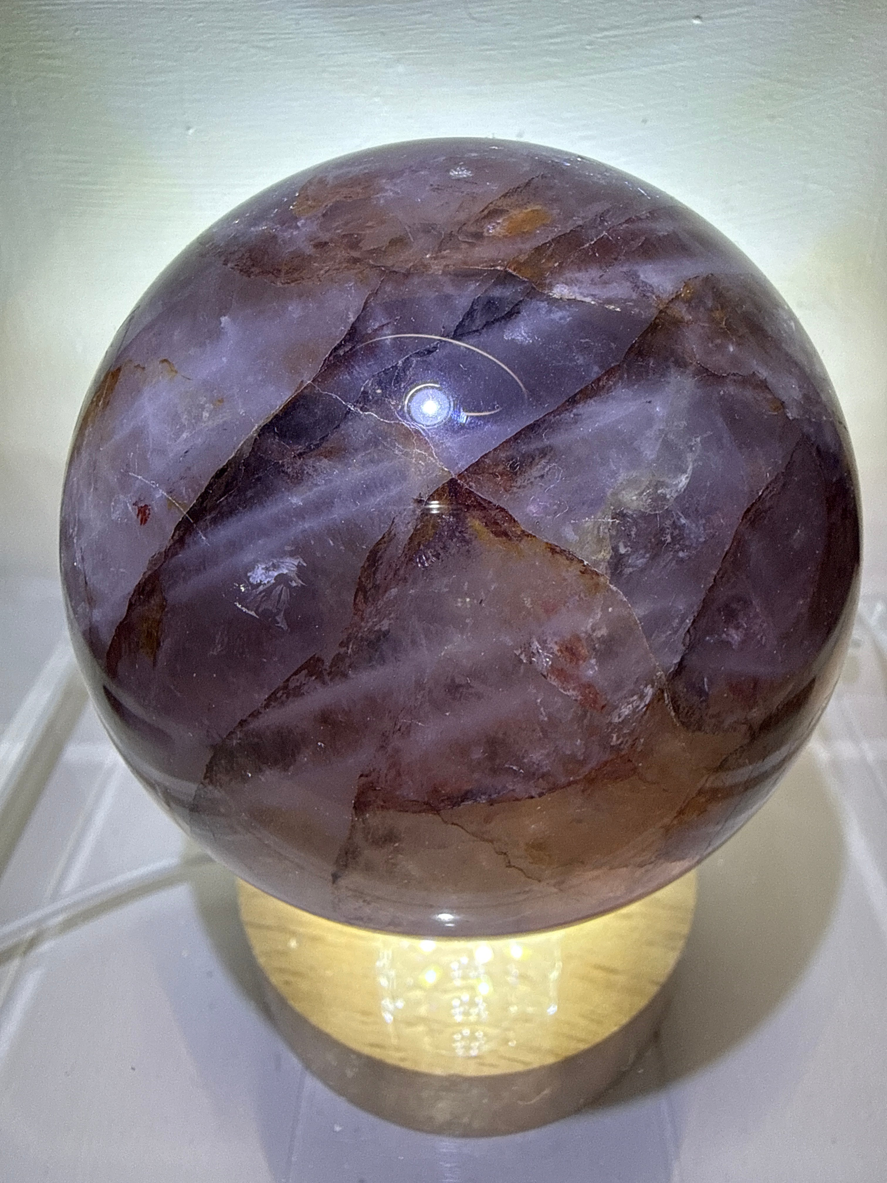 Fire Quartz/Golden Healer Sphere