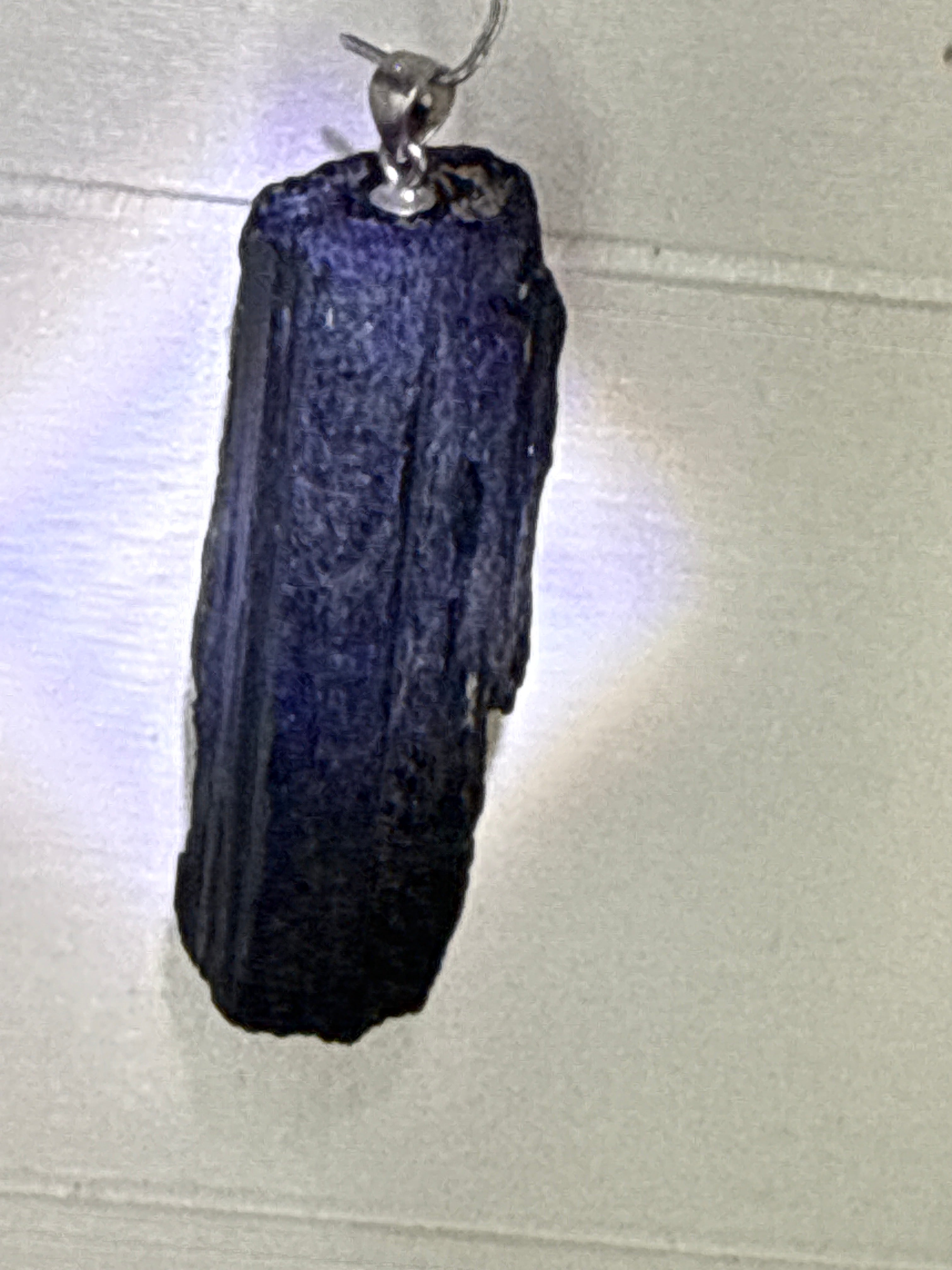 Raw Black Tourmaline Pendant