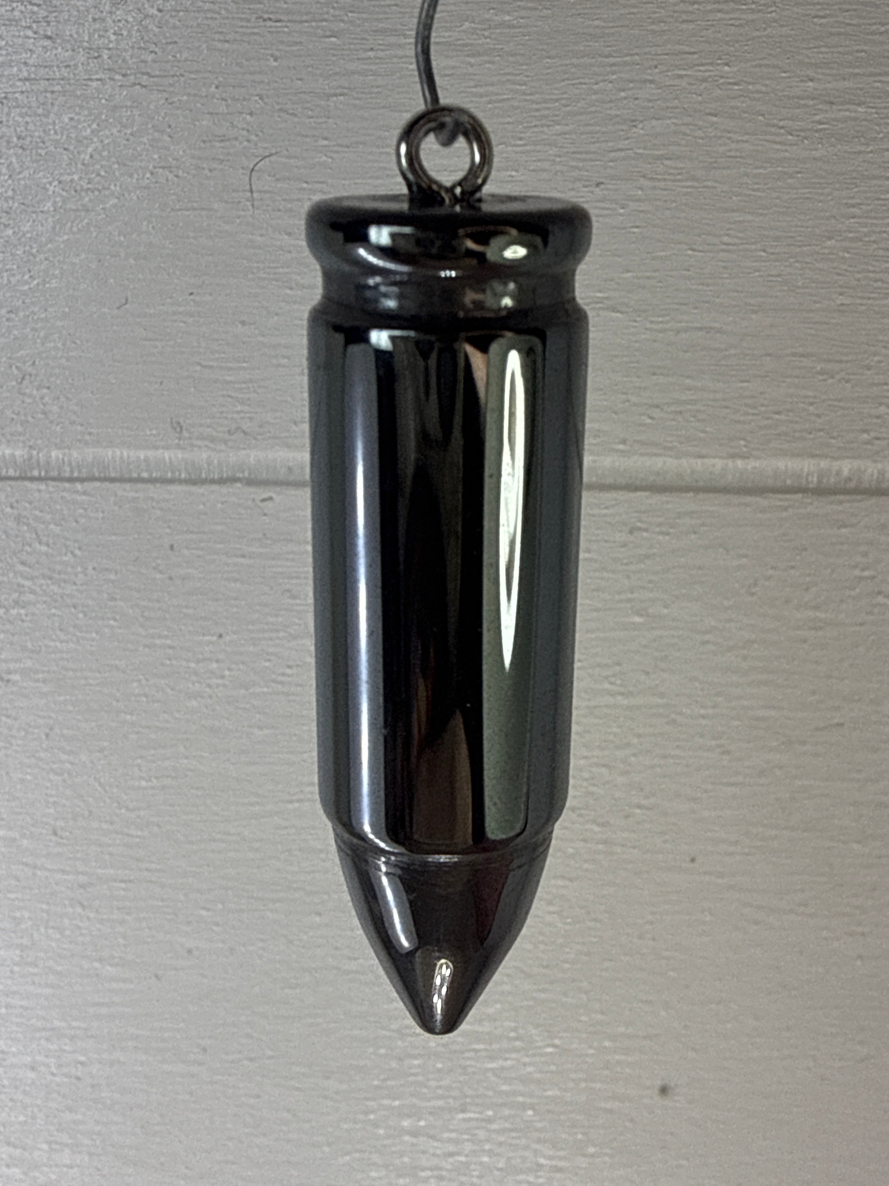 Hematite Bullet Pendant