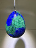 Azurite & Malacholla Pendant
