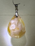 Flower Agate Pendant