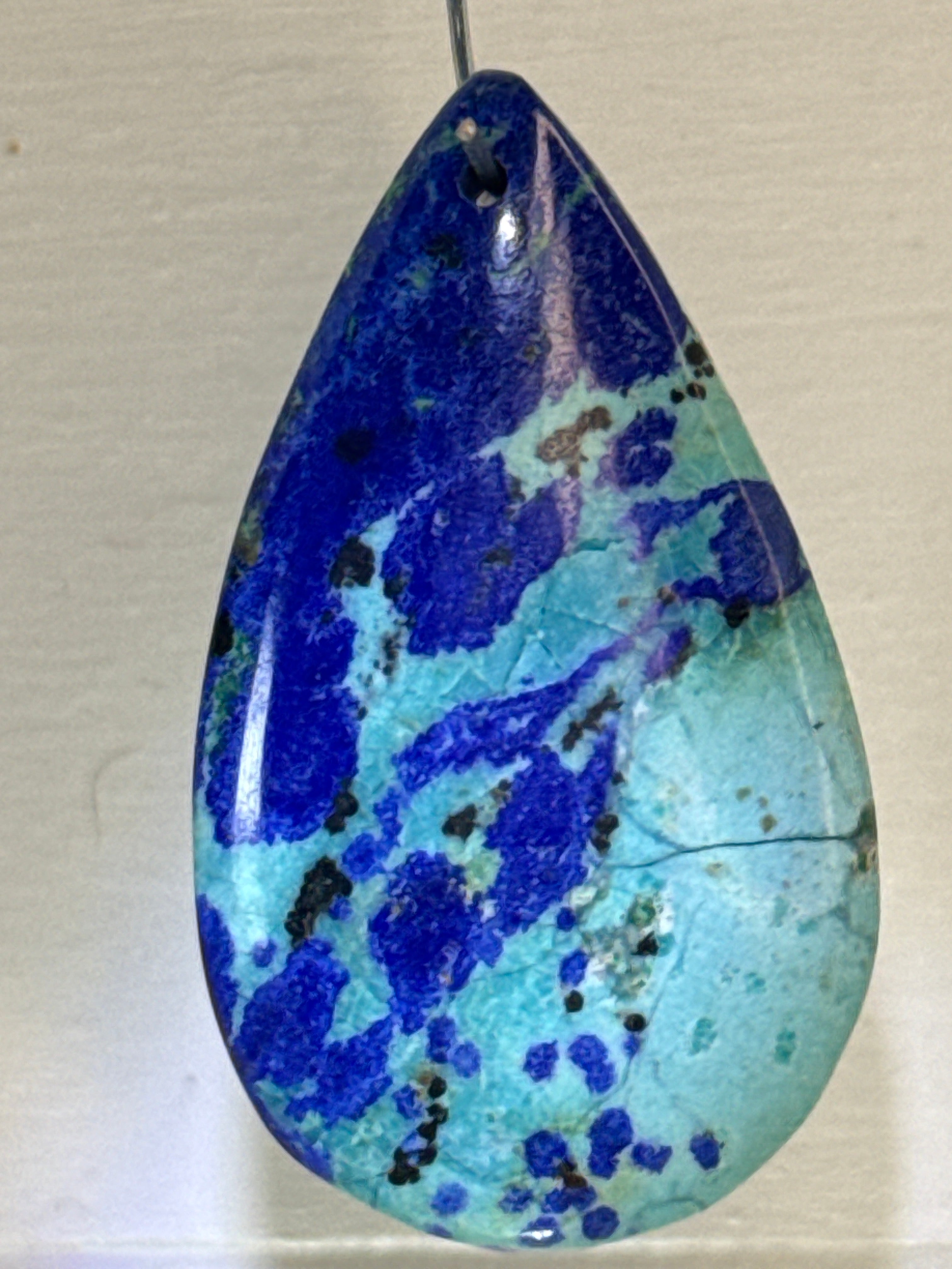Azurite and Chrysocolla Pendant