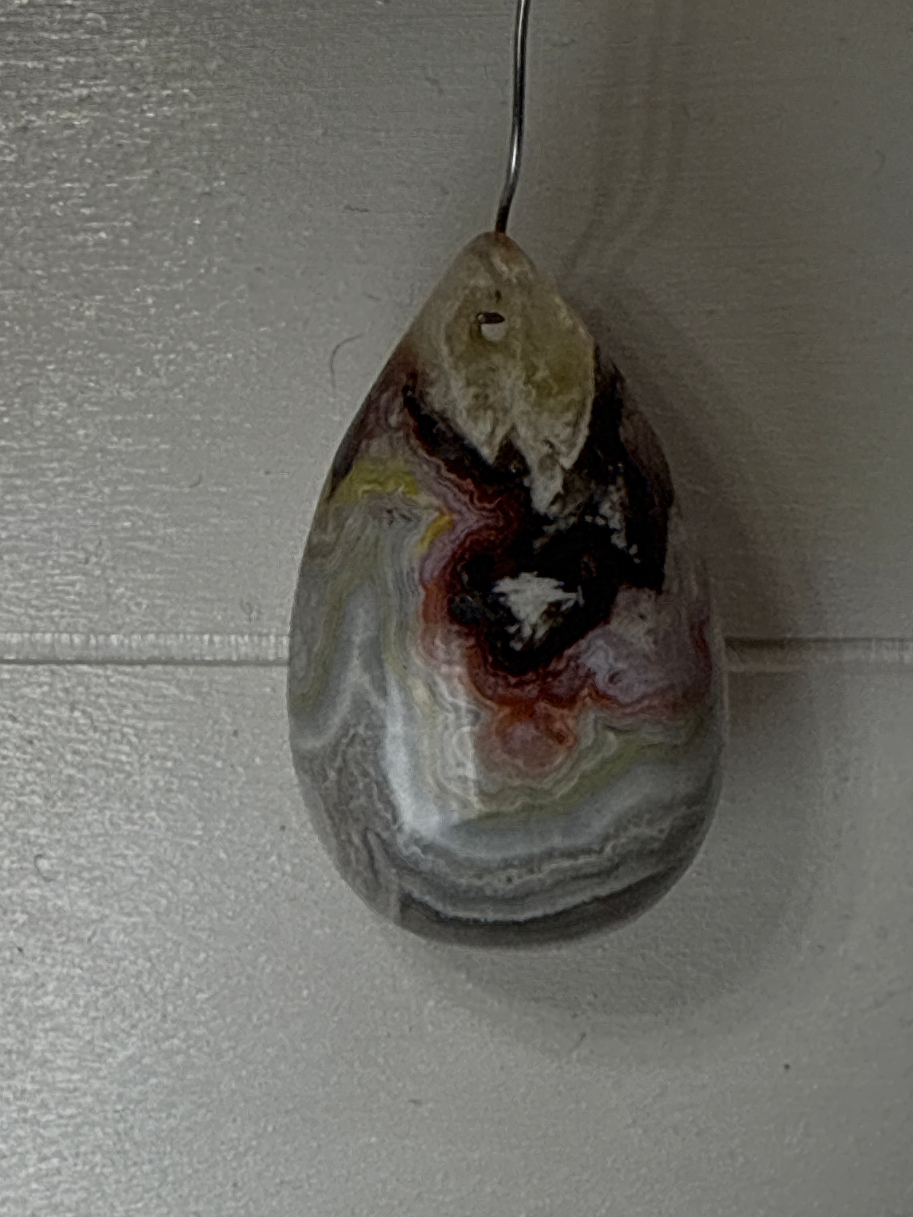 Mexican Lace Agate Pendant