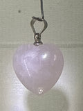 Rose Quartz Heart Pendant