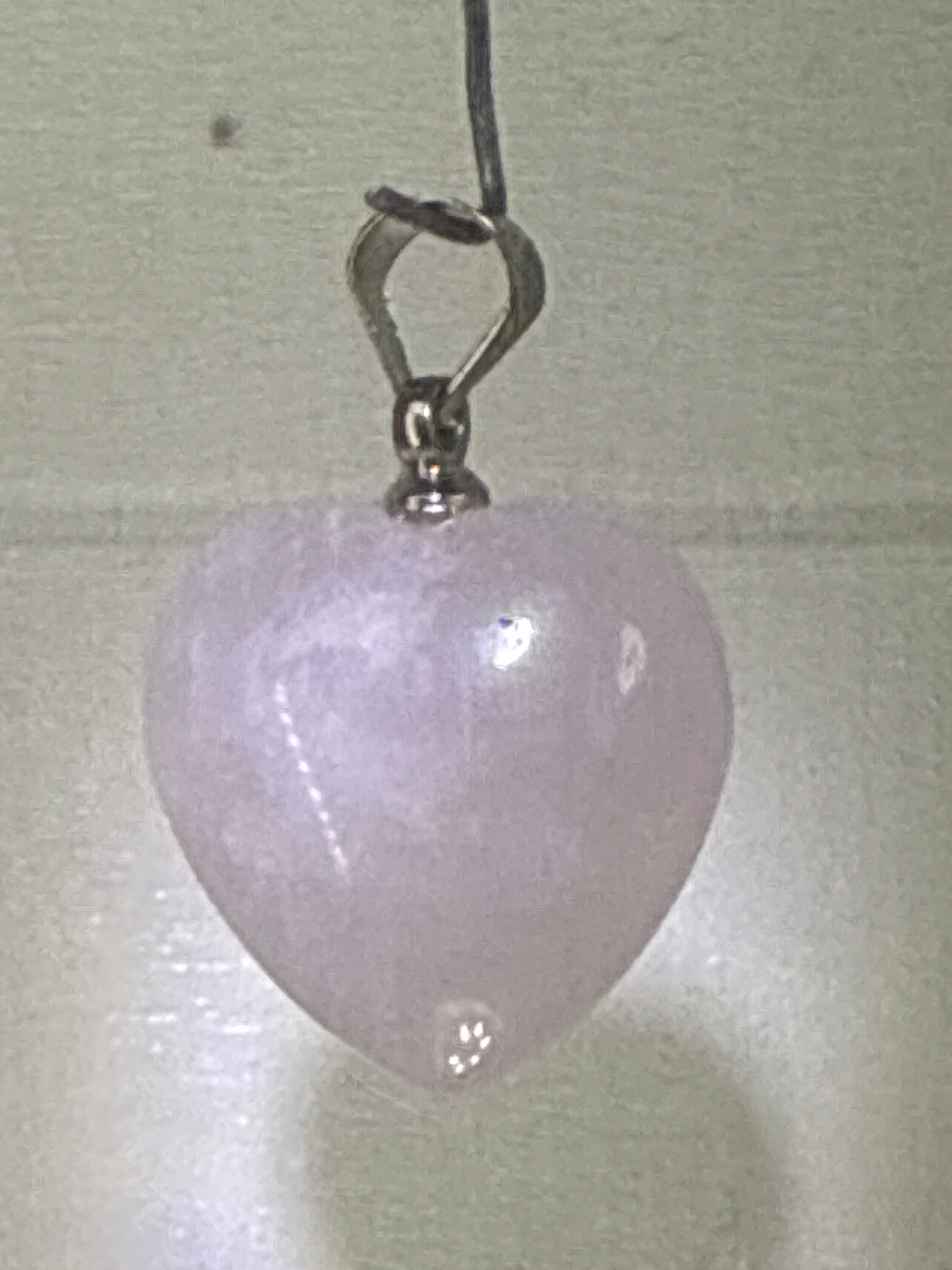Rose Quartz Heart Pendant