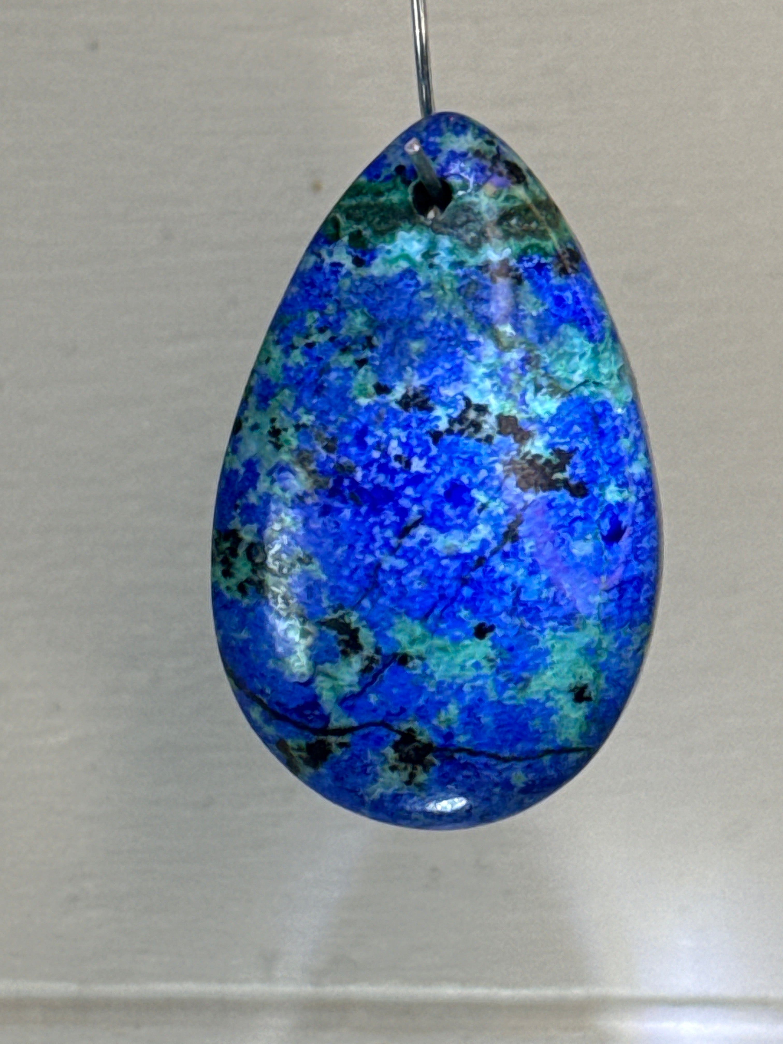 Azurite and Chrysocolla Pendant