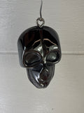 Hematite Skull Pendant