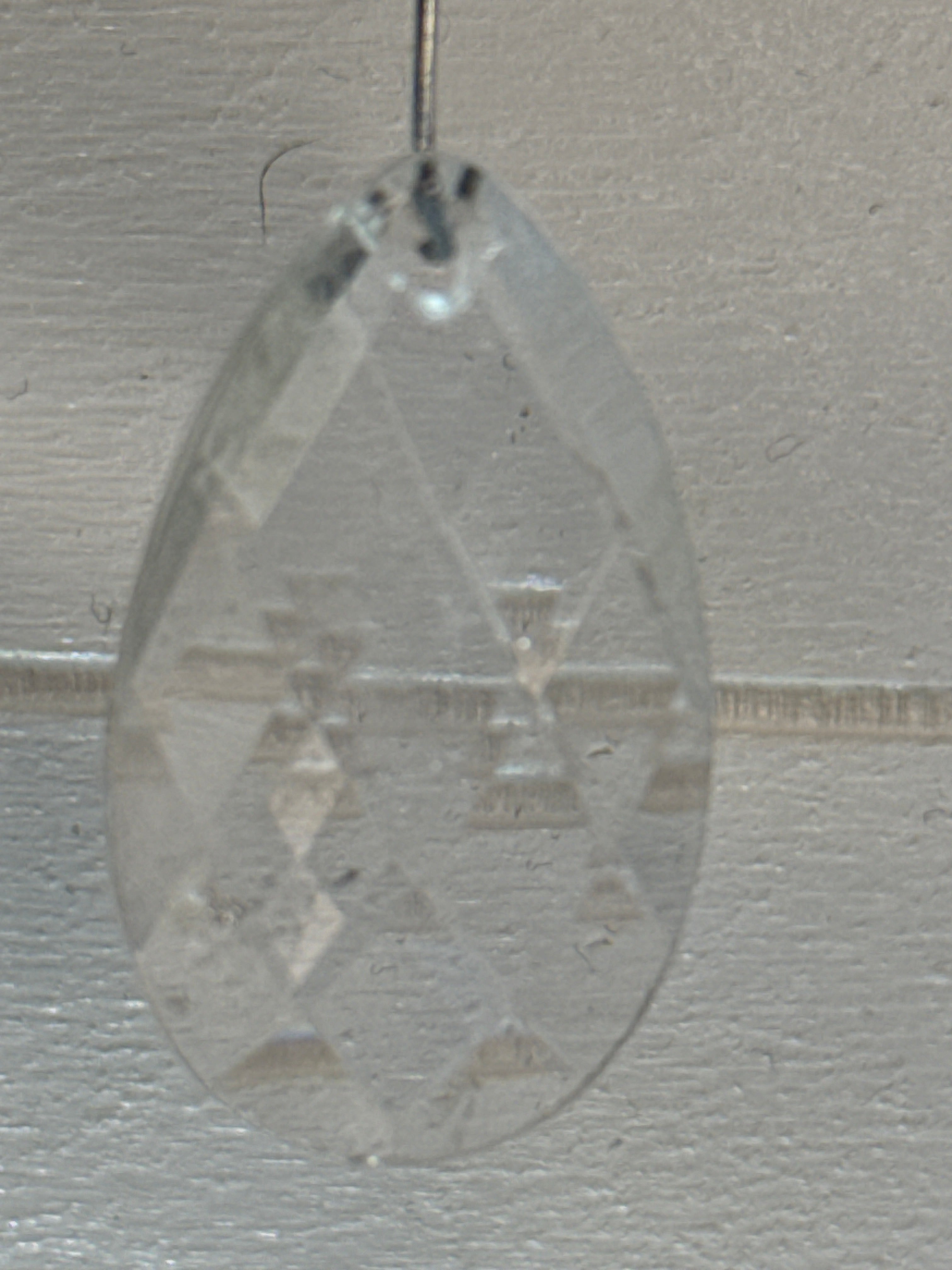 Faceted Clear Quartz Pendant