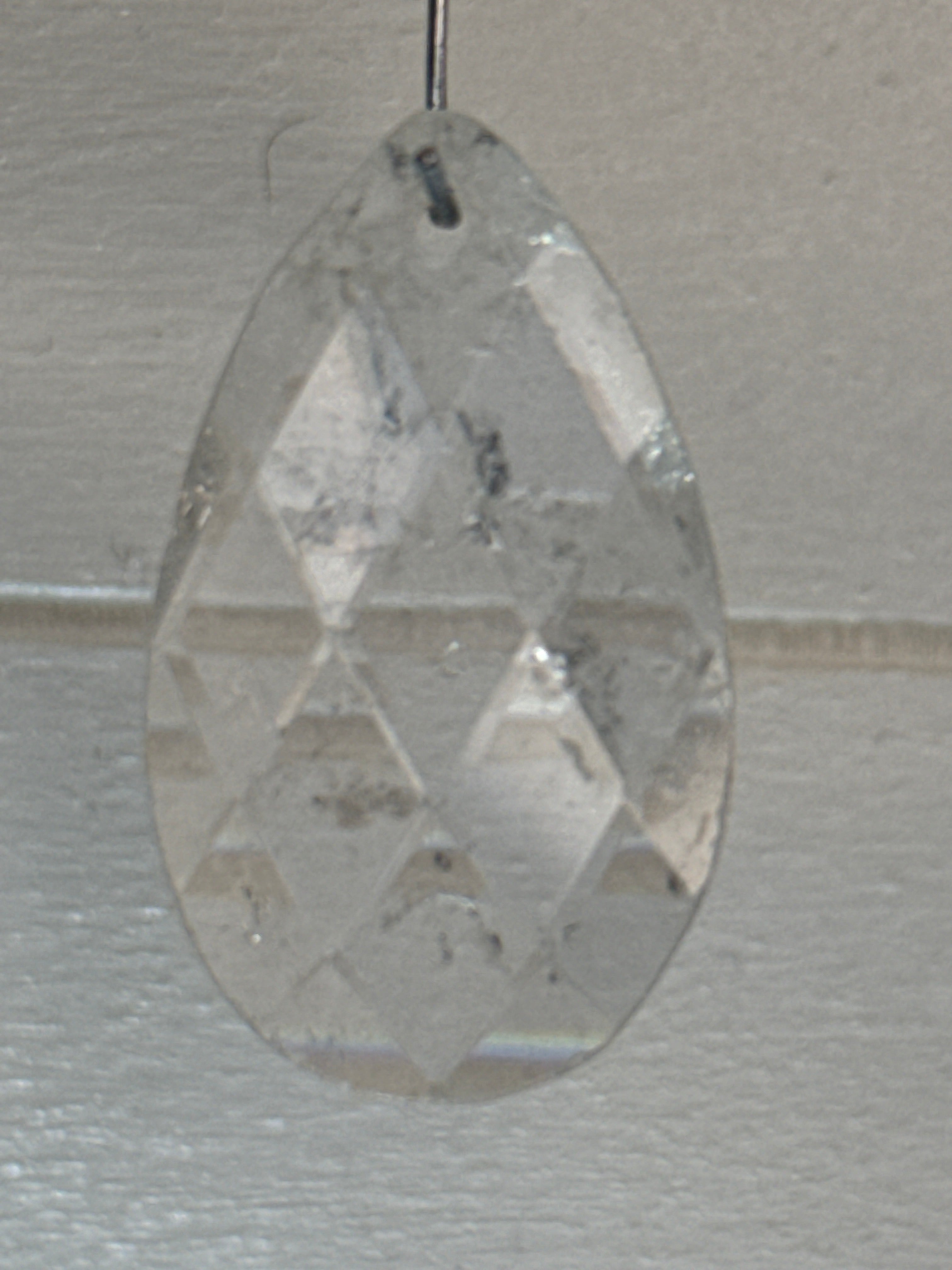 Faceted Clear Quartz Pendant