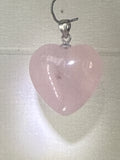 Rose Quartz Heart Pendant