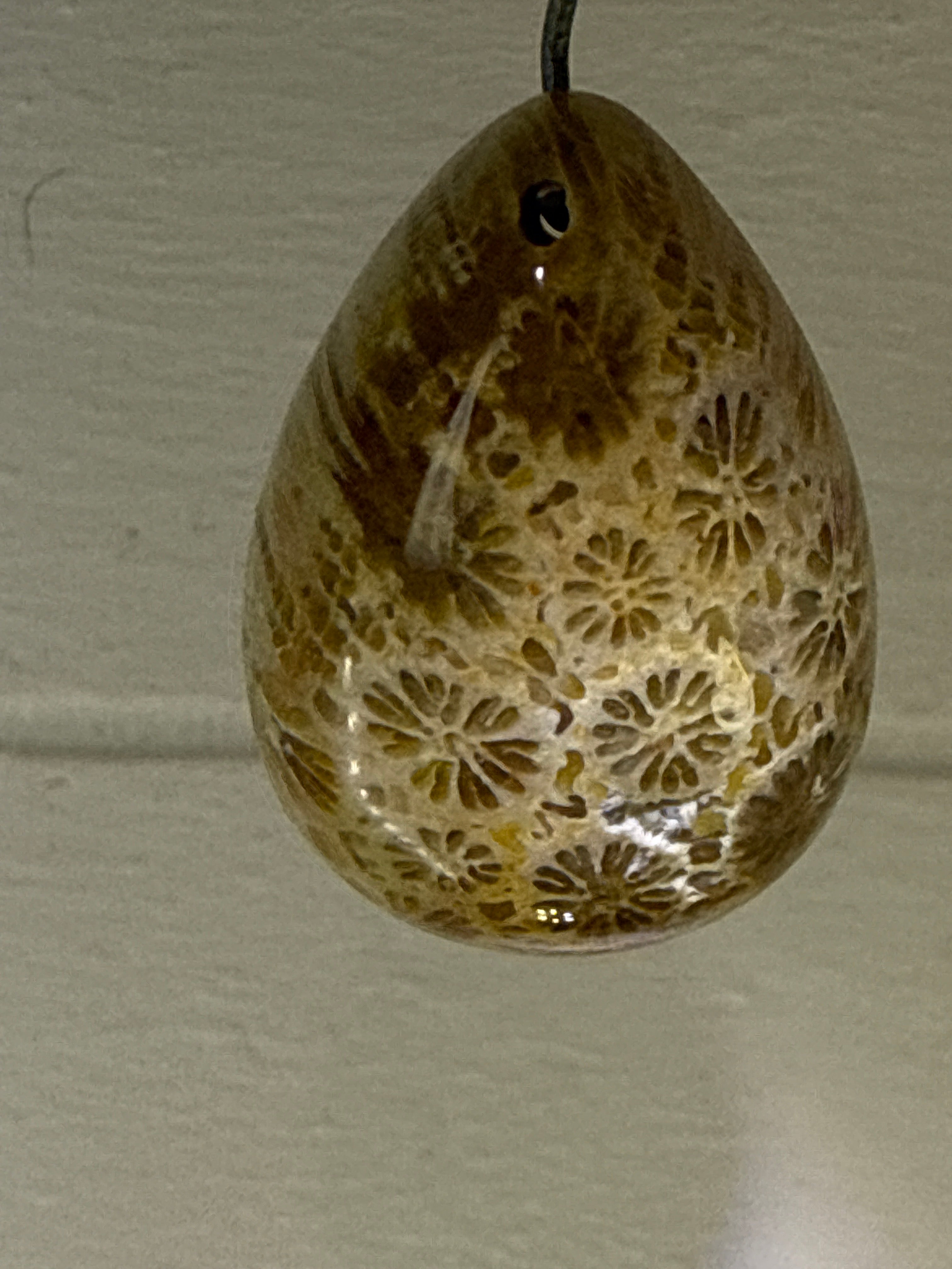 Fossil Coral Pendant