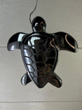 Hematite Turtle Pendant