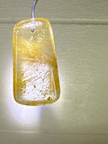 Gold Rutile Pendant