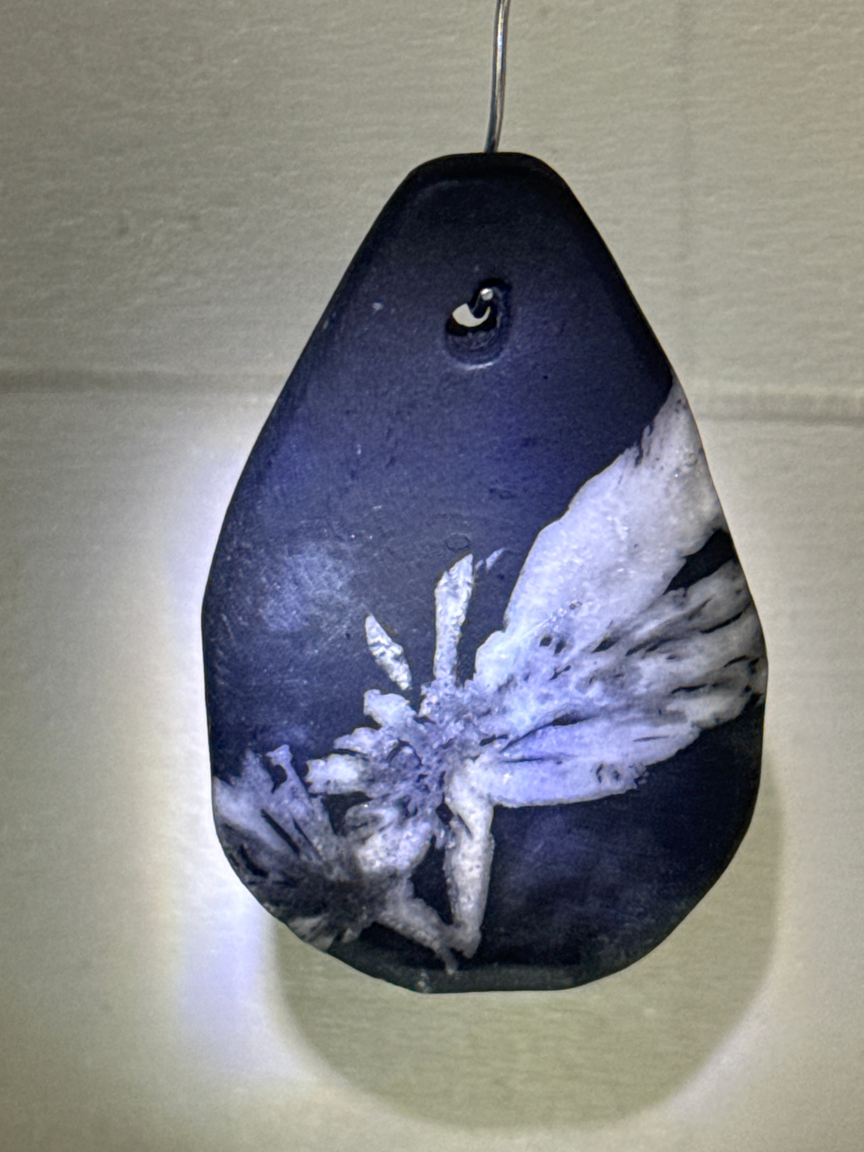 Chrysanthemum Stone Pendant