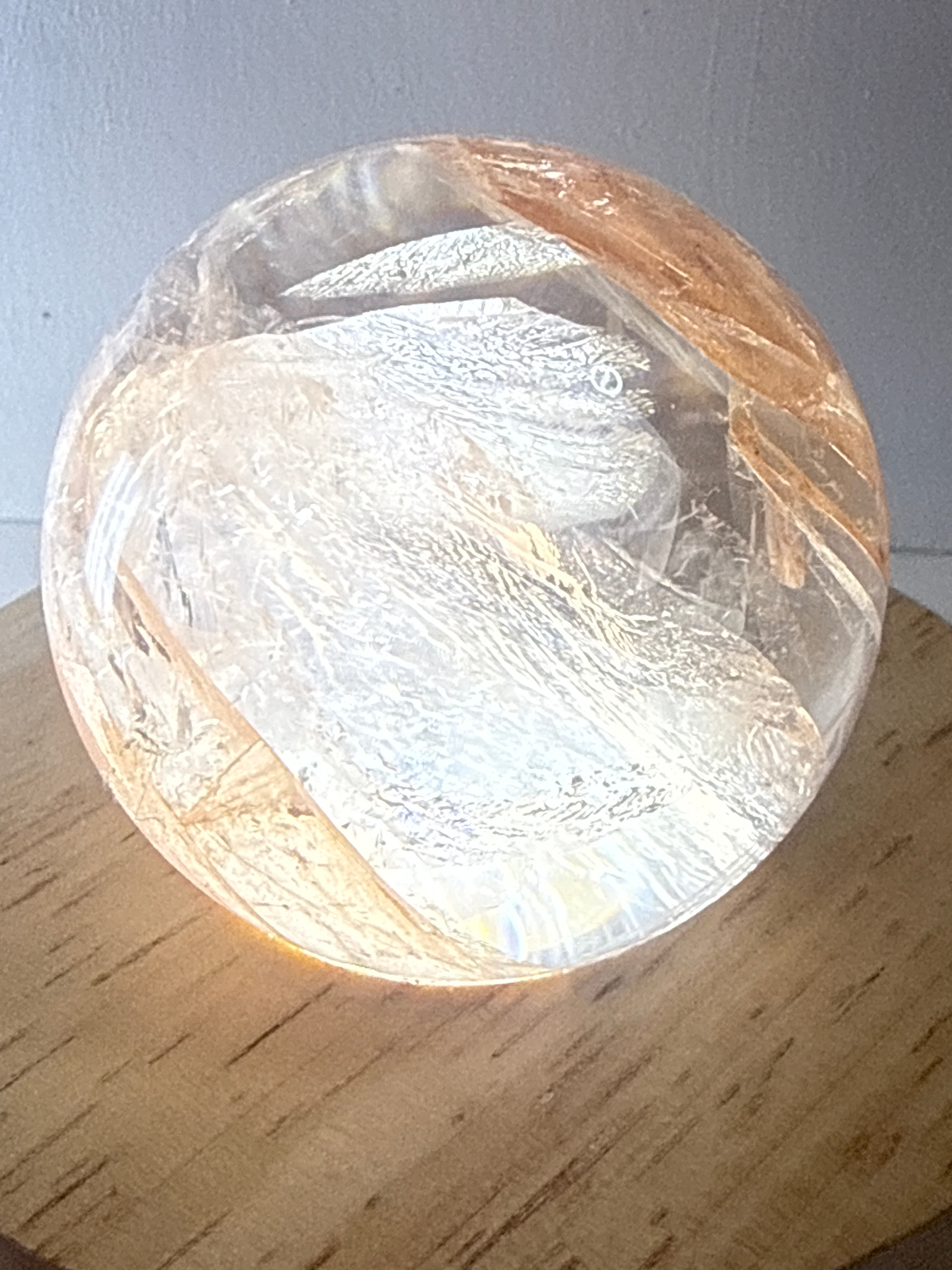 Fire Quartz Sphere
