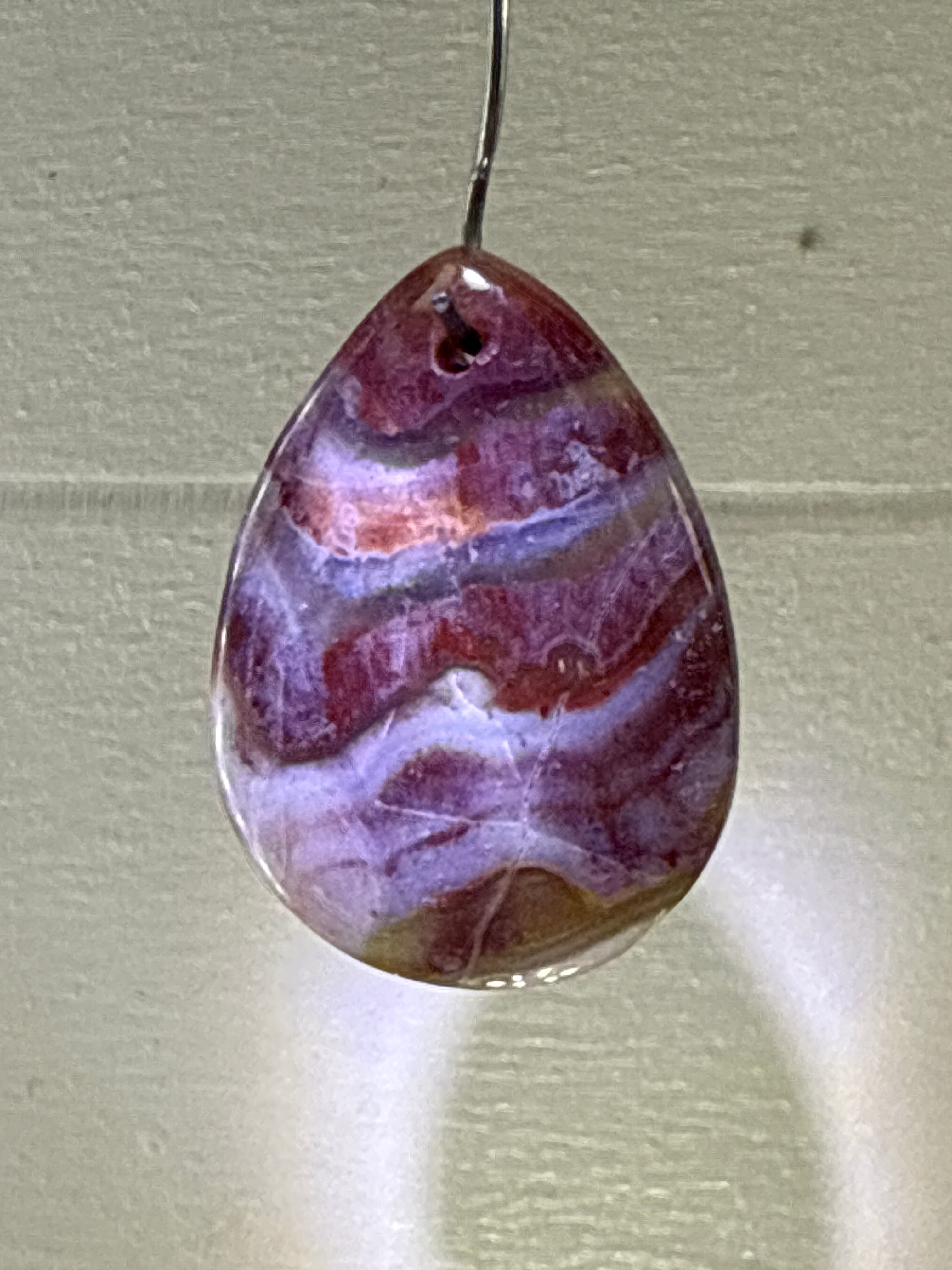 Mexican Lace Agate Pendant