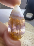 Amethyst with Mexican Lace Agate Pendant
