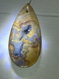 Crazy Lace Agate Pendant