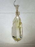 Wire Wrapped Citrine Pendant