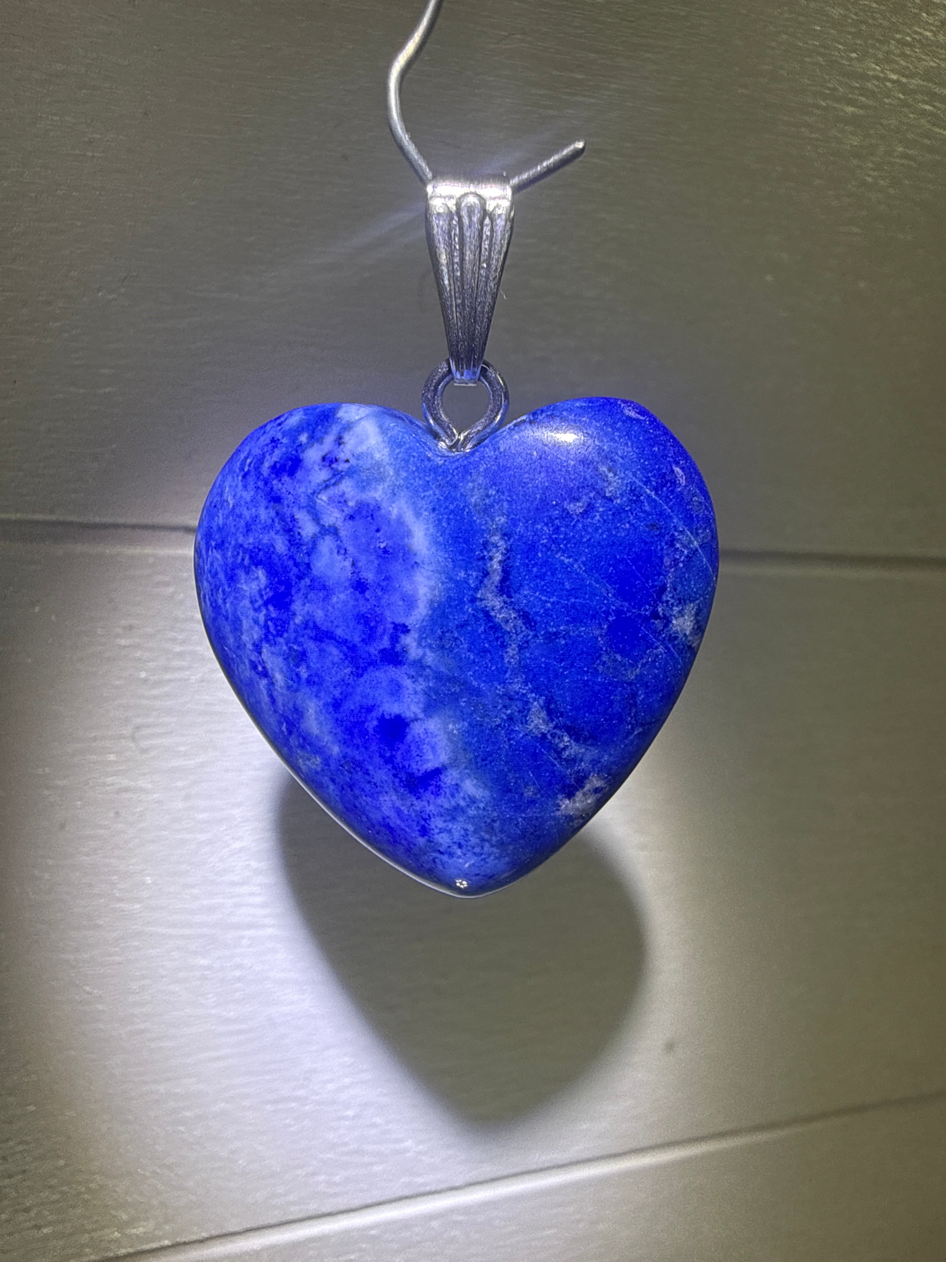 Lapis Lazuli Heart Pendant