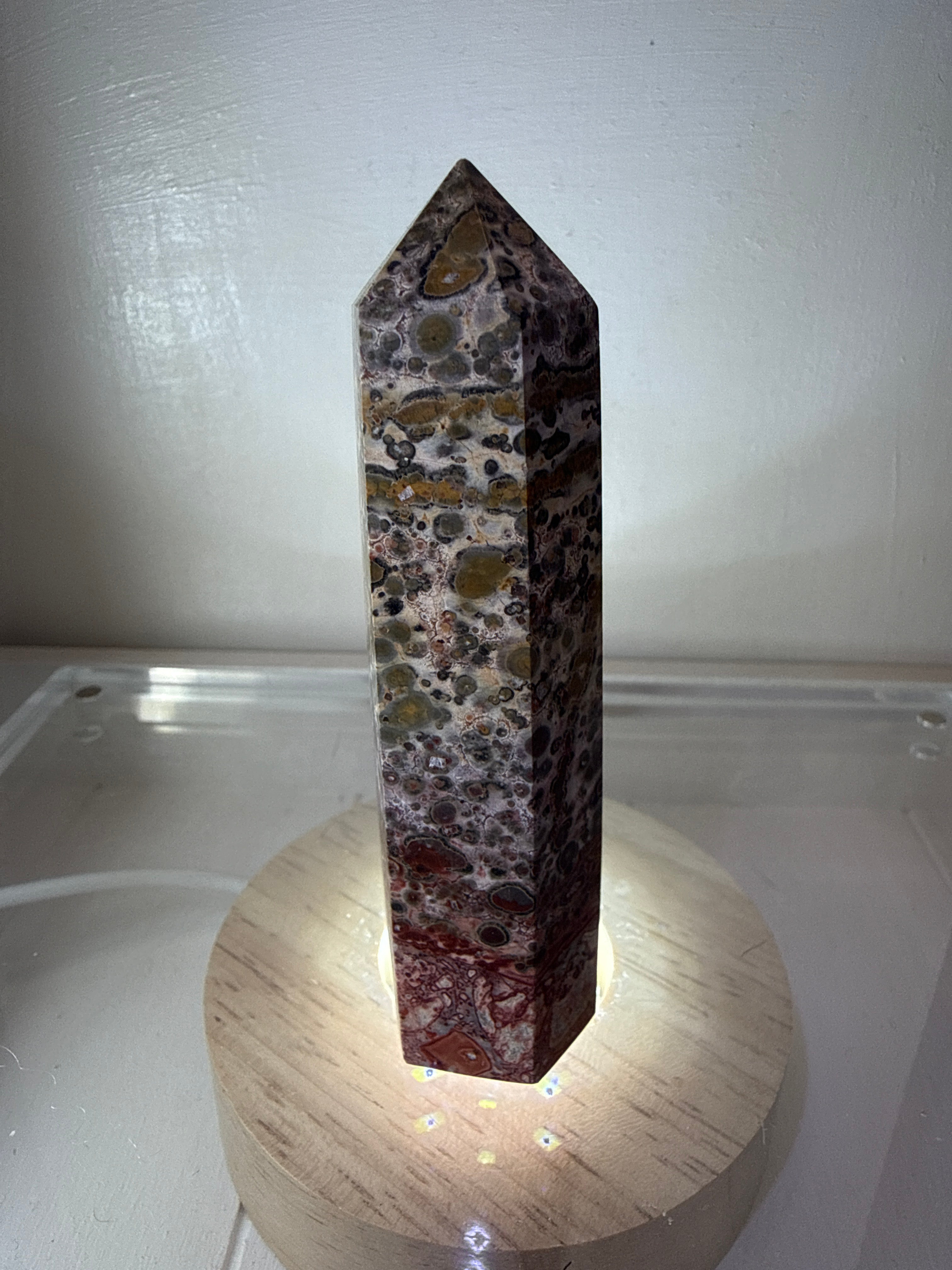 Leopard Skin Jasper Tower