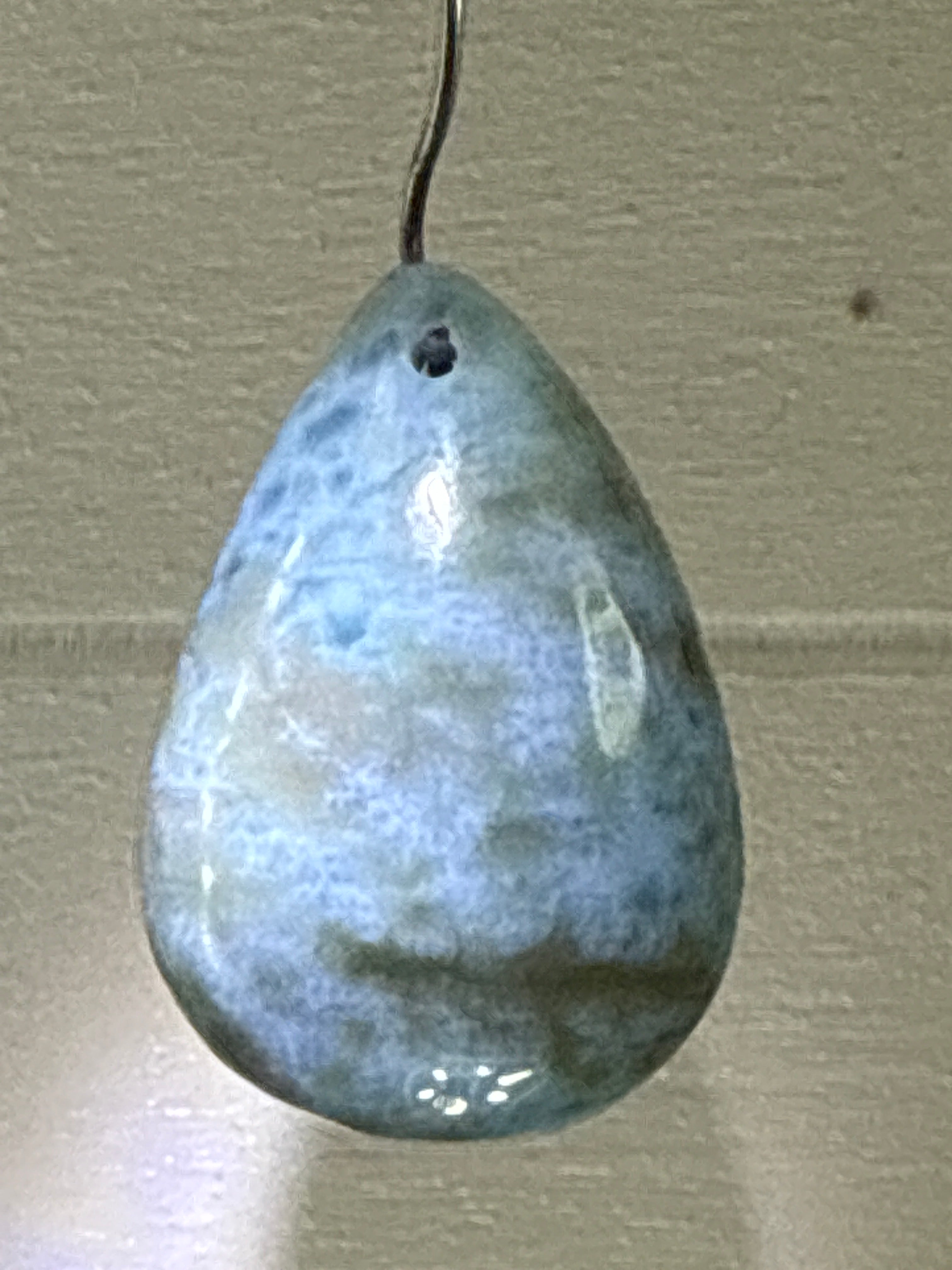 Chinese Larimar Pendant