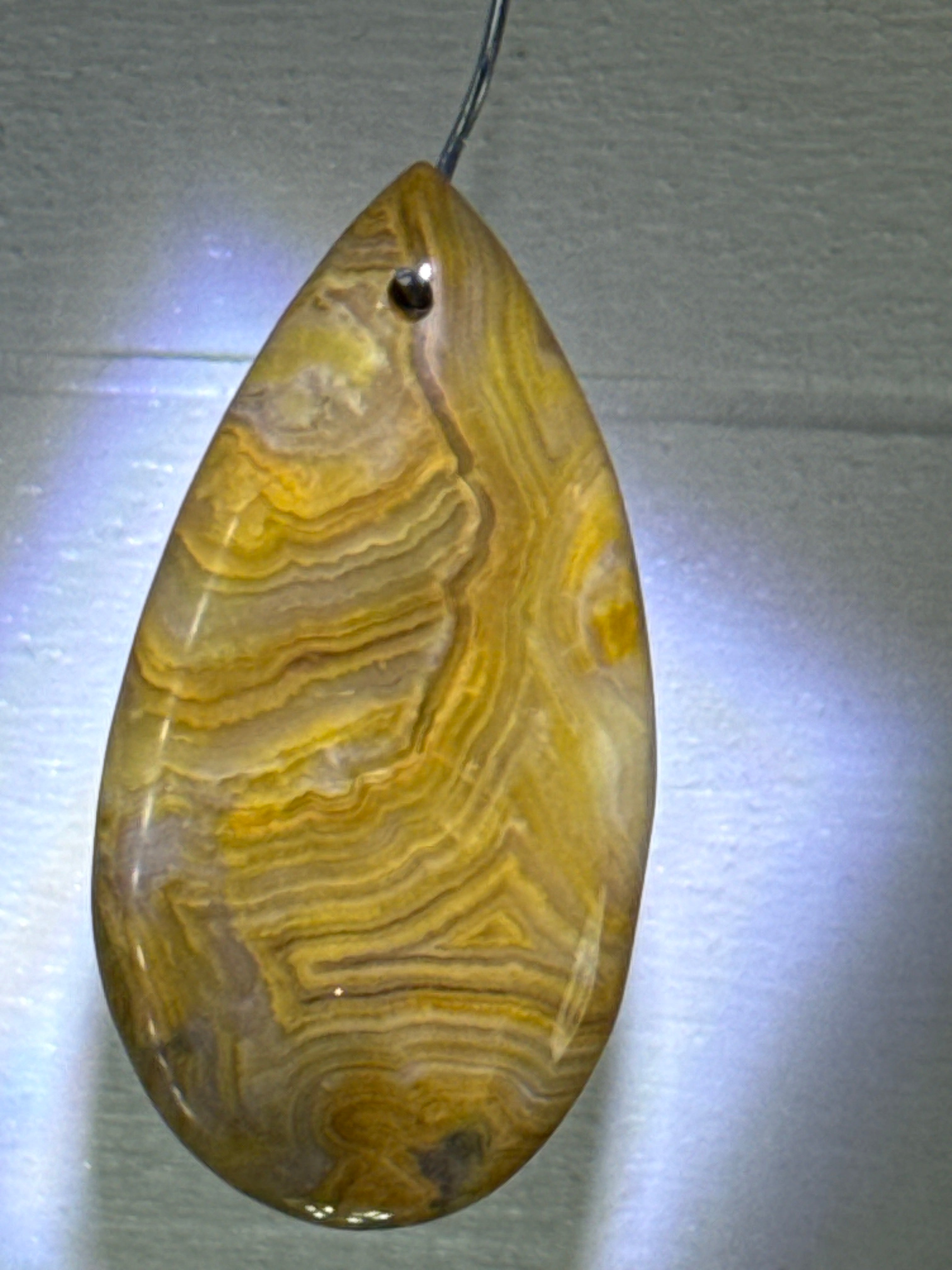 Crazy Lace Agate Pendant