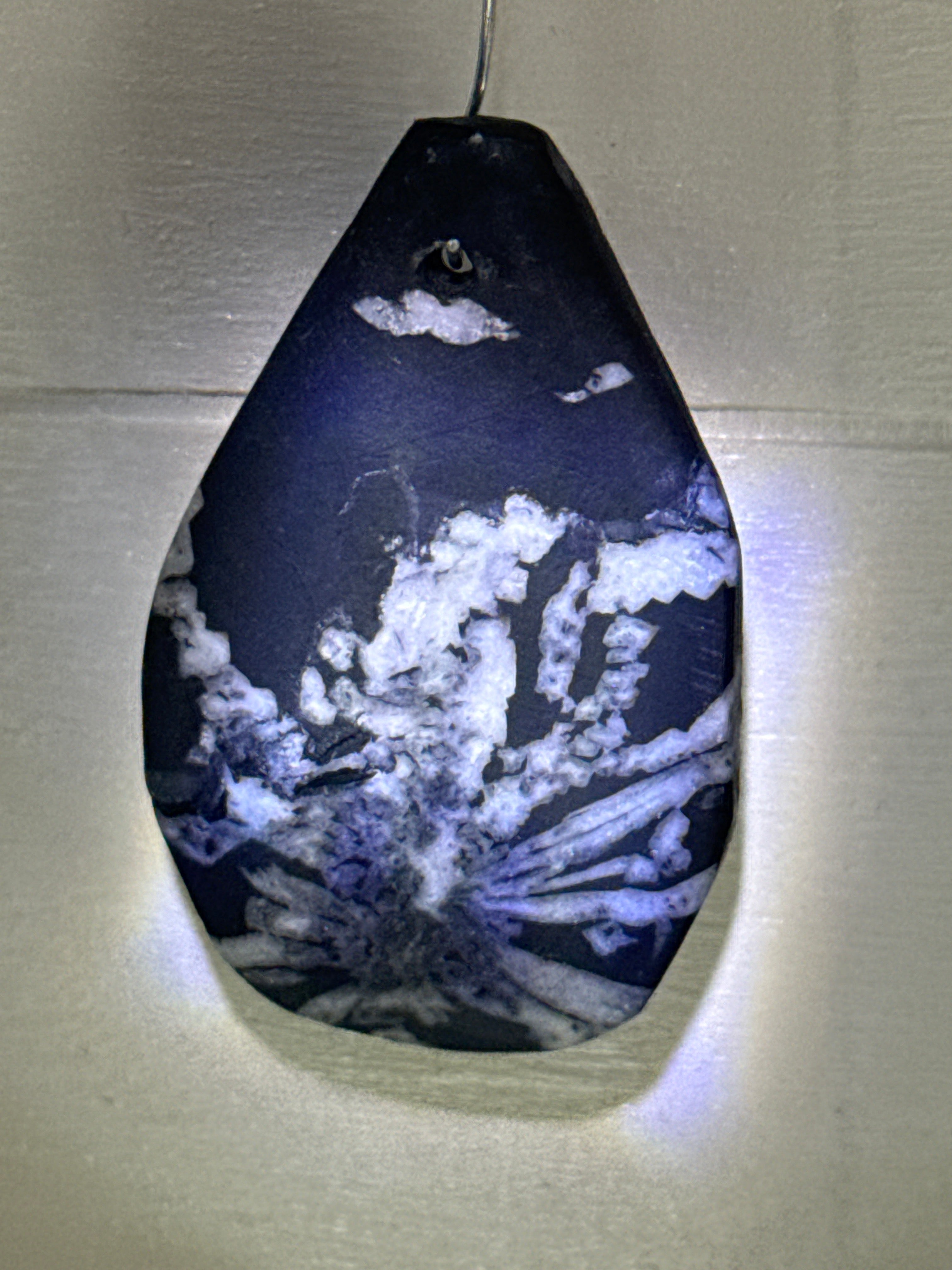 Chrysanthemum Stone Pendant