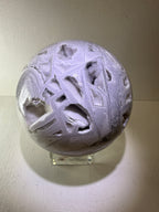 White Mexican Lace Agate Sphere